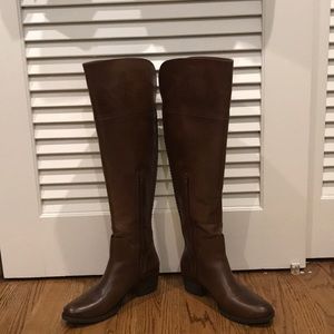 Vince Camuto VC Bendra Over the Knee Brown Boot